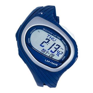 Soma Unisex DWJ050004 RunOne 100 Blue Strap Digital Sports