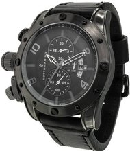 Sottomarino Anfibio SM30295-A with Black Leather Band