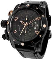 Sottomarino Anfibio SM30295-B with Black Leather Band