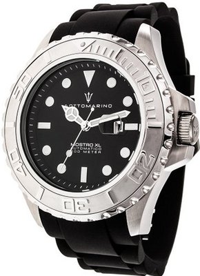 Sottomarino Mostro XL SM70157-A with Black Silicone Band