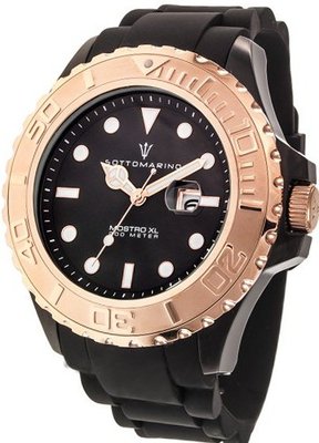 Sottomarino Mostro XL SM70159-D with Black Silicone Band