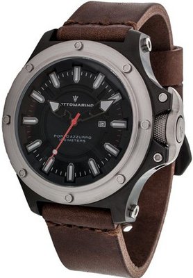 Sottomarino Porto Azzurro SM90020-A with Brown Leather Band
