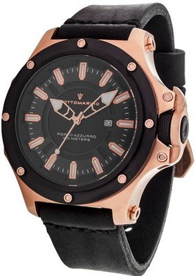 Sottomarino Porto Azzurro SM90020-B with Black Leather Band