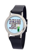 South Park D1529SS414 Torino Collection Mr. Garrison Black Plastic Strap