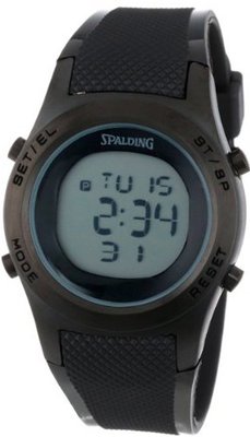 Spalding Unisex SP4000-011 The Grip Textured Black Strap Digital