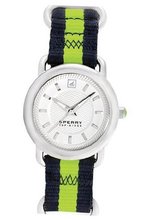 Sperry Top-Sider , Hayden Navy Blue and Neon Green Nylon Strap 36mm 102051