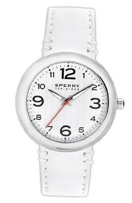 Sperry Top-Sider , Sandbar White Leather Strap 40mm 102044
