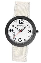 Sperry Top-Sider , Sandbar White Seersucker Leather Strap 40mm 102047