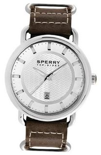 Sperry Top-Sider , Striper Brown Leather Strap 45mm 102017