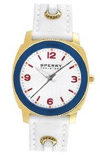 Sperry Top-Sider , Summerlin White Skip Lace Leather Strap 38mm 102062