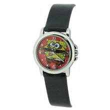 Spongebob Squarepants Black Strap Quartz