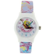 Spongebob Squarepants Girls - Childrens Analogue Pu Strap SB048