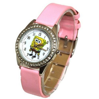 Spongebob Squarepants Pink Childrens Quartz SB25