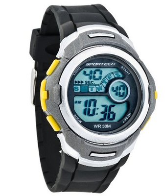 Sportech HA0254 - Digital Sport - Black and Yellow Tone