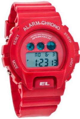Sportech SP10405 - Digital Sport - Shock Resistant Red