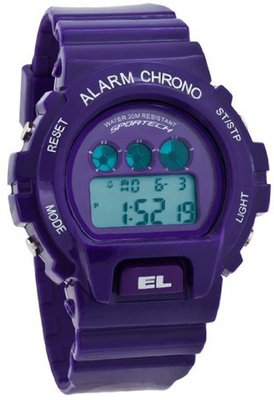 Sportech SP10406 - Digital Sport - Shock Resistant Purple