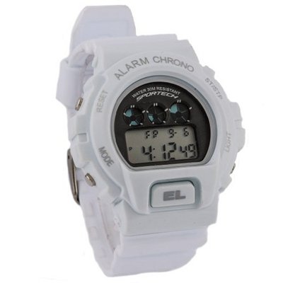 Sportech SP10407 - Digital Sport - Shock Resistant White