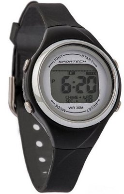 Sportech SP10703 - Sport - Black Thin Band Water Resistant Swim
