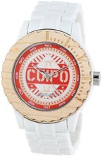 Sprout SC/6500RDWT Graphic Wood Dial White Corn Resin Bracelet