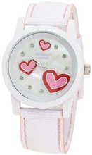 Sprout ST/5505MPWT Diamond Dial Heart Theme Organic Cotton Strap