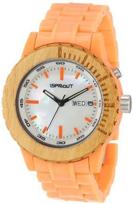 Sprout ST/6503MPOR Luminous Light Orange Corn Resin Bracelet