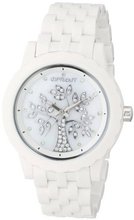 Sprout ST/6807MPWT Tree Theme Dial White Corn Resin Swarovski Elements Bracelet