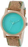 Sprout Unisex ST/5516GNCK Green Dial Cork Strap Eco-Friendly