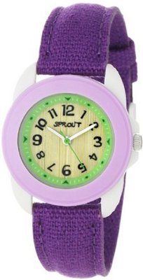 Sprout Unisex ST1011LVIVPR Corn Resin & Purple Organic Cotton Strap
