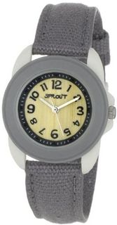 Sprout Unisex ST1016GYIVGY Small Grey Organic Cotton Strap