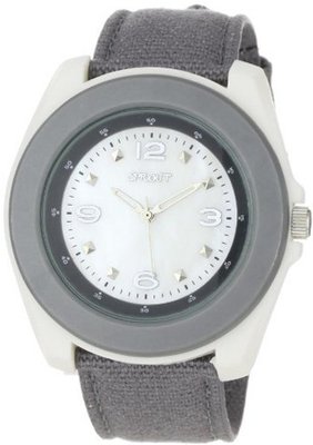 Sprout Unisex ST2020MPGY Large Grey Organic Cotton Strap