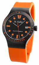 St. Gallen Disinfectable - Sauberkeit Collection - Quartz , Counter For Pulsation Calibration, Matt Black Dial