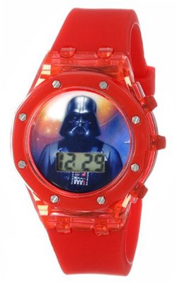 Star Wars Kids' DAR3520 Analog Display Analog Quartz Red