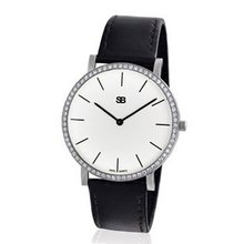 SOB1001/DIA Steel Blaze Steel in White with Diamonds