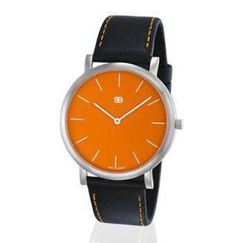 SOB1003 SOB Steel , Orange Dial