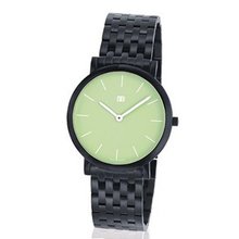 SOB1006/BRLINK Steel Blaze , Green Dial, Black Case & Bracelet