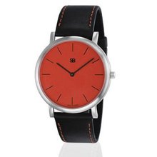 SOB1007 SOB Steel , Red Dial