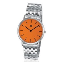 SOB1013/BRLINK Steel Blaze , Orange Dial with Steel Bracelet