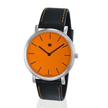 SOB1013 SOB Steel , Orange Dial