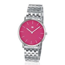 SOB1015/BRLINK Steel Blaze with Pink Dial, Steel Bracelet