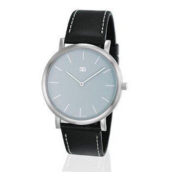 SOB1018 SOB Steel , Sky Blue Dial