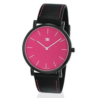 SOB1021 Steel Blaze , Pink Dial, Black Case