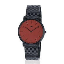 SOB1030/BRLINK Steel Blaze , Maroon Red Dial, Black Case & Bracelet