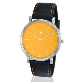 SOB1033 SOB Steel with Tangerine Dial