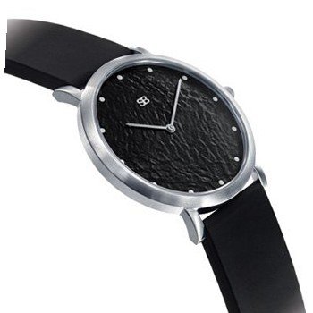 SOB1035 Steel Blaze 40mm , Hammered Black Dial