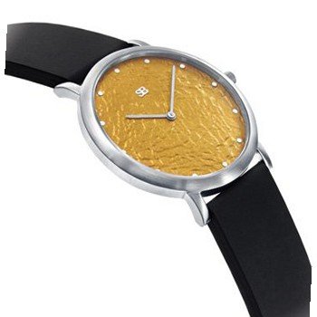 SOB1038 Steel Blaze 40mm , Hammered Gold Dial