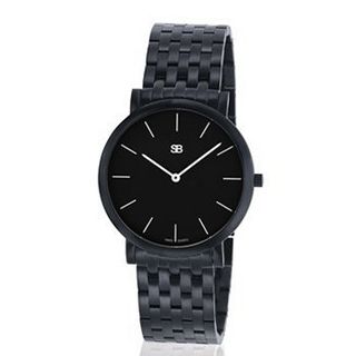 SOB1104/BRLINK Steel Blaze Ladies , Black Dial, Black Case & Bracelet