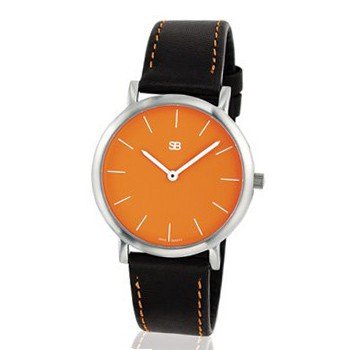 SOB1108 Ladies Steel with Orange Dial