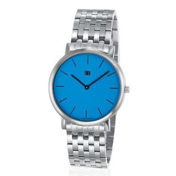 SOB1109/BRLINK Steel Blaze Ladies , Blue Dial, Steel Bracelet