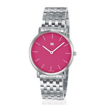 SOB1111/BRLINK Steel Blaze Ladies , Pink Dial, Steel Bracelet