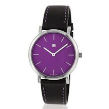 SOB1114 Ladies Steel with Purple Dial